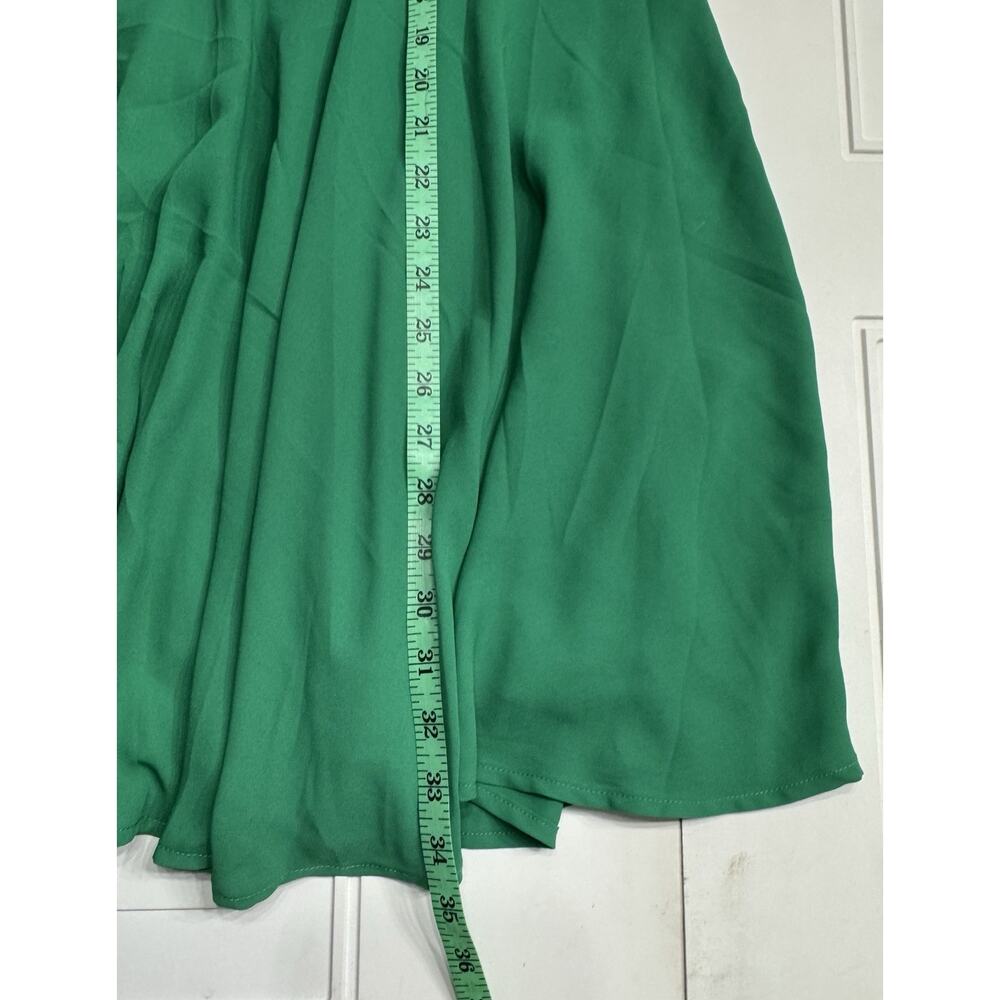Lulu’s NWT Glamorous Grace Green Skater Mini Dress Halter Size Large - Picture 3 of 5